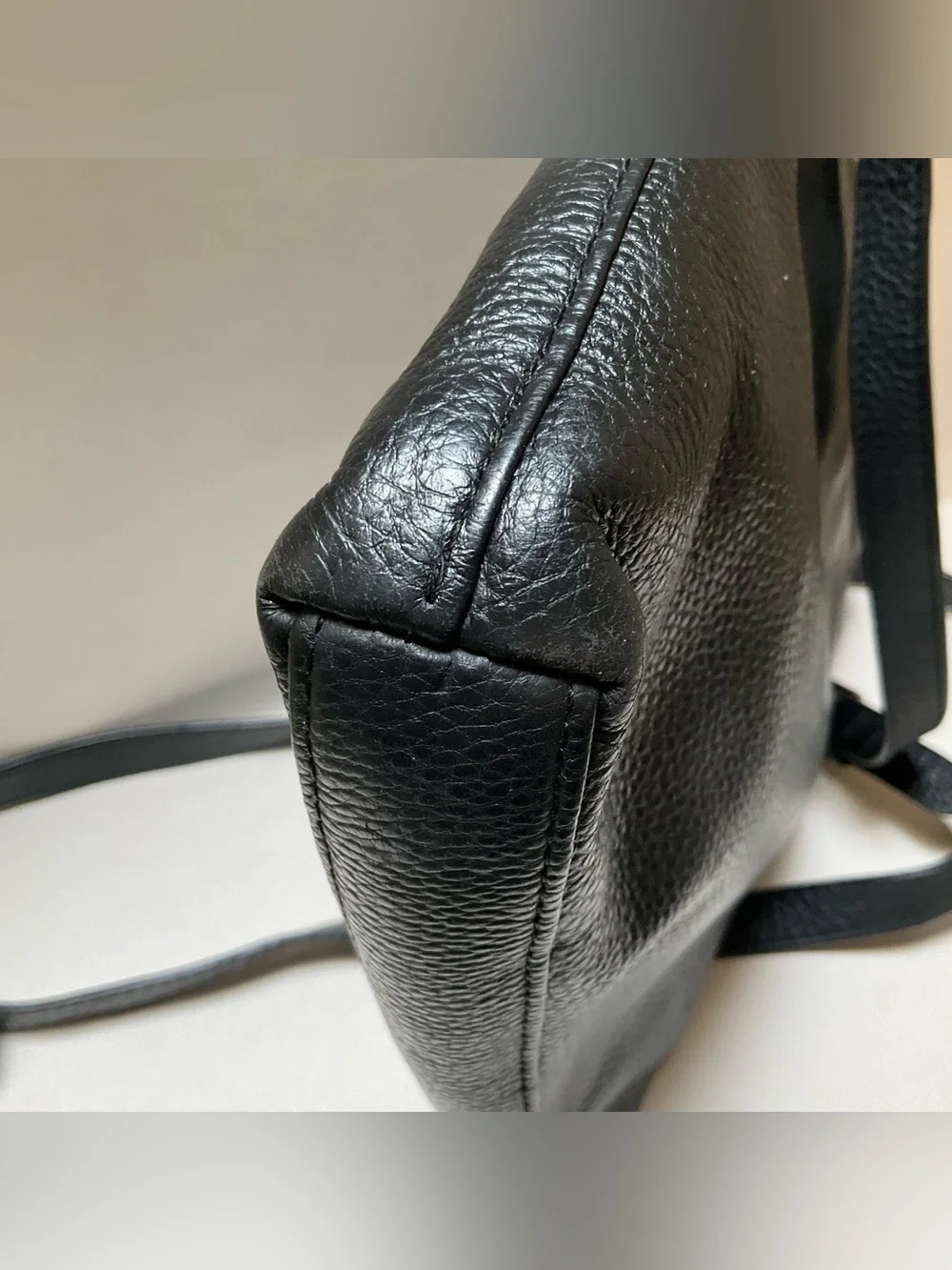 BUGATTI Black Leather Mens Shoulder Bag Unisex Crossbody Designer Messenger TOTE